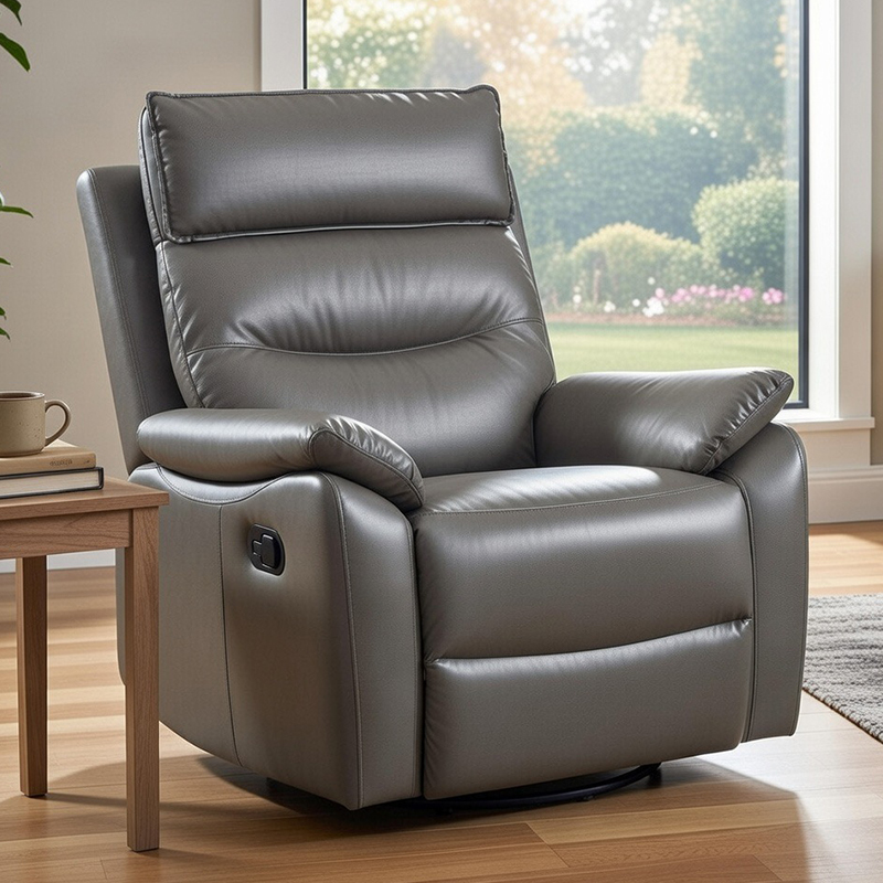 Lámhleabhar Sclóine 360 Céim Lazy Rocking Recliner tolg Cathaoirleach le haghaidh Seomraí Maireachtála, Seomraí Leapa